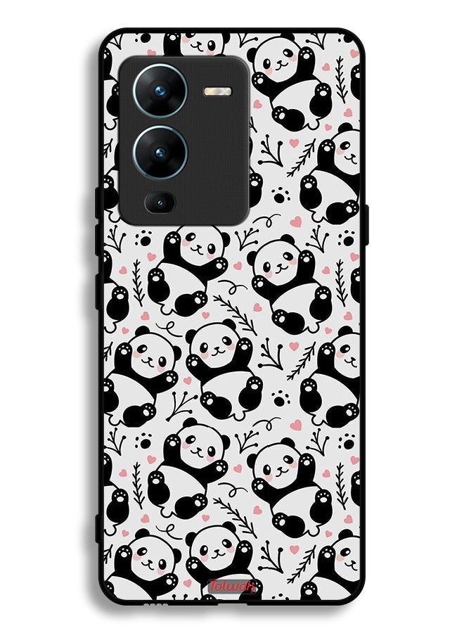 Tolwak Vivo V25 Pro 5G Protective Case Cover Pattern Of Panda - Image 2