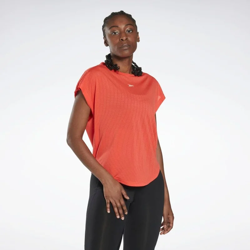 Reebok Semi Orange Flare Women's T-Shirt