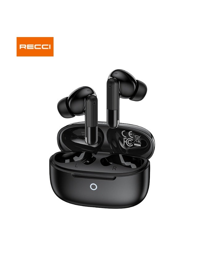 ريتشي ريشي REP-W97 سماعات أذن لاسلكية Celestial Music – بلوتوث 5.3، بطارية 35 مللي أمبير + علبة شحن 280 مللي أمبير، تشغيل حتى 5 ساعات، تحكم باللمس – أسود - Image 1