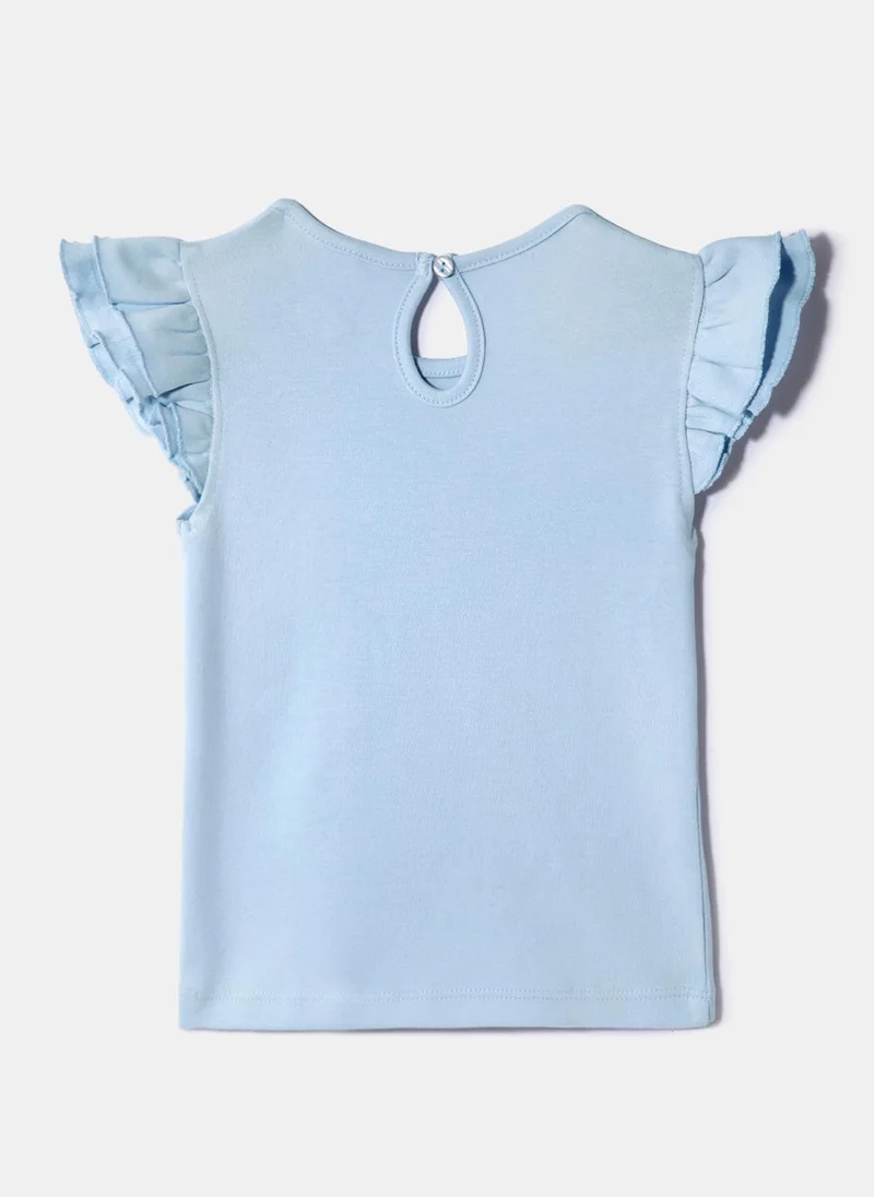 Nautinati  Nautinati  Pack of 2 Pink and Blue Printed Tops for Girls for Women | Best Price UAE