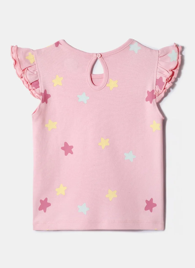 Nautinati  Nautinati  Pack of 2 Pink and Blue Printed Tops for Girls for Women | Best Price UAE