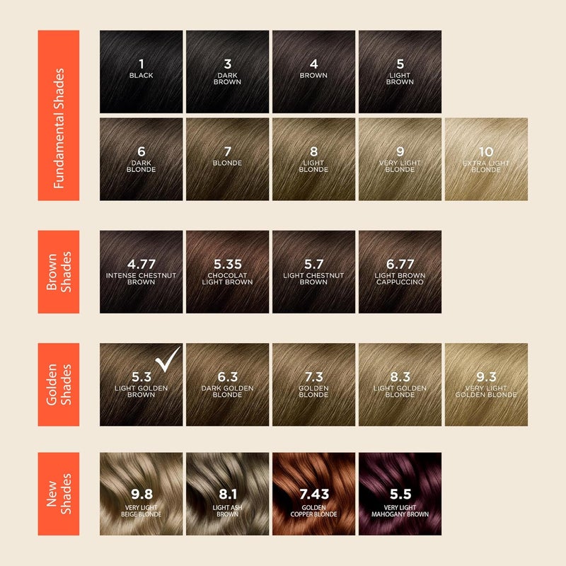 PHYTO PARIS Permanent Hair Color in Light Golden Brown 5.3 - Ammonia-Free Botanical Pigments - Image 2