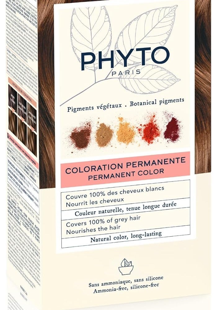 PHYTO PARIS Permanent Hair Color in Light Golden Brown 5.3 - Ammonia-Free Botanical Pigments - Image 1