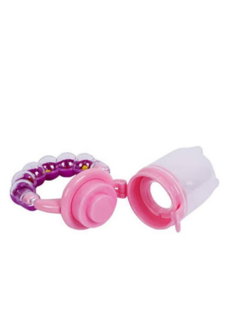 Baby Bite Ring Bell Fruit And Vegetable Music Complementary Fruit Pacifier  Purple - Image 4