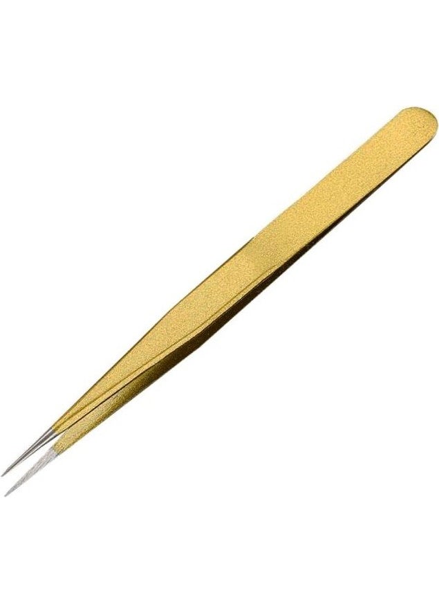 TiTi - 6011 Stainless Steel Pointed Straight Tweezers 135 mm - Image 1