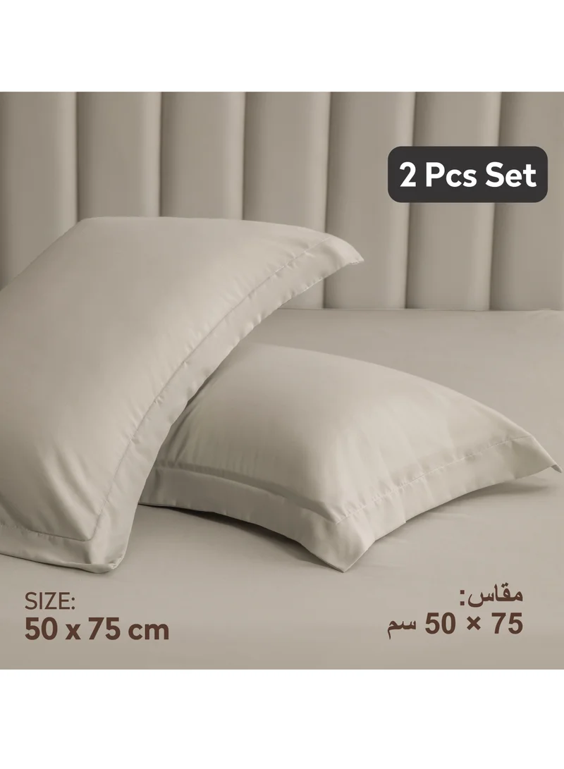 Donetella Standard Pillowcase Set of 2, Size 50x75 cm, Ultra Soft Brushed Microfiber, Envelope Closure, Durable, Wrinkle & Fade Resistant Pillow Covers