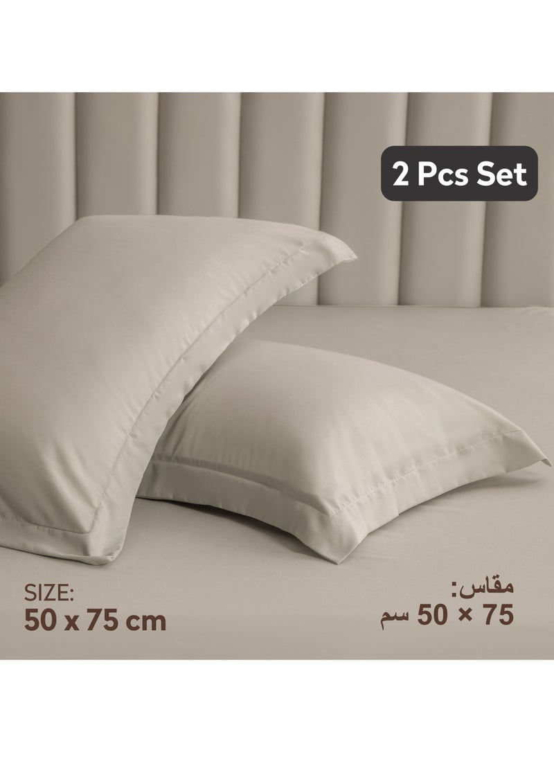 Donetella Standard Pillowcase Set of 2, Size 50x75 cm, Ultra Soft Brushed Microfiber, Envelope Closure, Durable, Wrinkle & Fade Resistant Pillow Covers  - Image 2
