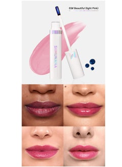 siimunana New Peel Off Lip Stain,Long Lasting Peel Reveal Lip Stain, Matte Nude, Nonstick Cup, Peel-Off Lip Gloss  - Image 2