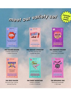 MANE CLUB MANE CLUB Variety Pack Deep Conditioner, cruelty free, vegan, no sulfates or parabens — Pack of 6  - Image 3