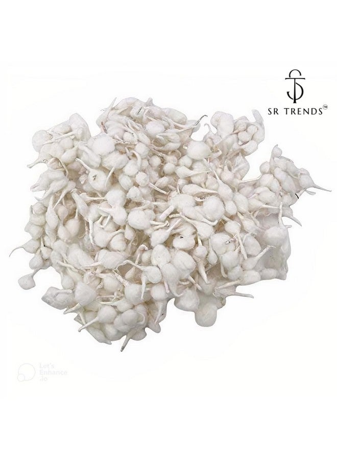 SR TRENDS™ Hand Made Phool Baati/White Cotton Phool Diya Batti (Wicks) / Diya Batti for Puja (Wicks) / Jot batti for Pooja/jyot batti Packs (100 Pcs) - Image 5