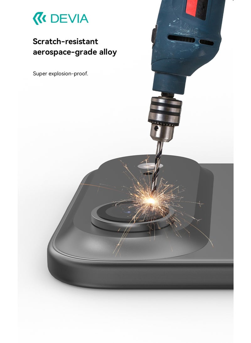 ديفيا واقي عدسة آيفون 17 آير  اسود – زجاج مقوّى مع إطار تيتانيوم حماية فاخرة بتقنية AR مزدوجة ووضوح فائق 99% - Image 5