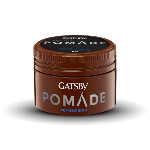 GATSBY شمع تصفيف غاتسبي اليابان بوميد فائق الثبات، 75 جرام | تسريحة بومبادور المثالية | ثبات طويل الأمد | لمسة ناعمة بمظهر دهني | جل تصفيف الشعر للرجال | للشعر المتوسط والطويل - Image 1