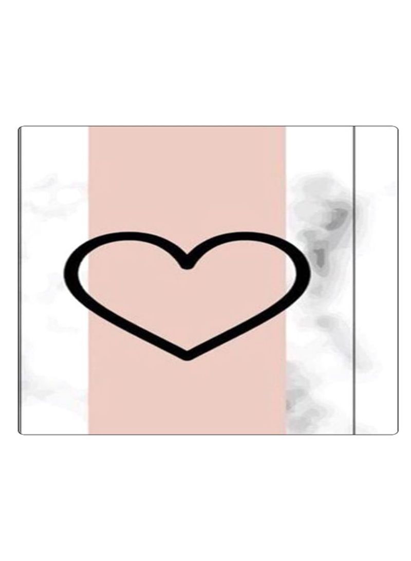 RKN Printed Anti-Slip Gaming Mouse Pad Grey/White/Pink