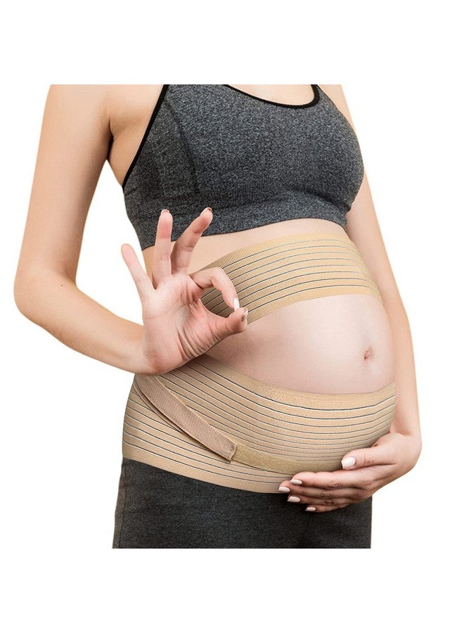Expertomind Maternity Belt | Pregnancy Belt Useful Before Delivery | Supports Belly Lower-Back Pelvis | Adjustable Hook And Loop Fastener & Soft Niwar Fabric | For Back Support & Pain Relief - Medium  - Image 1