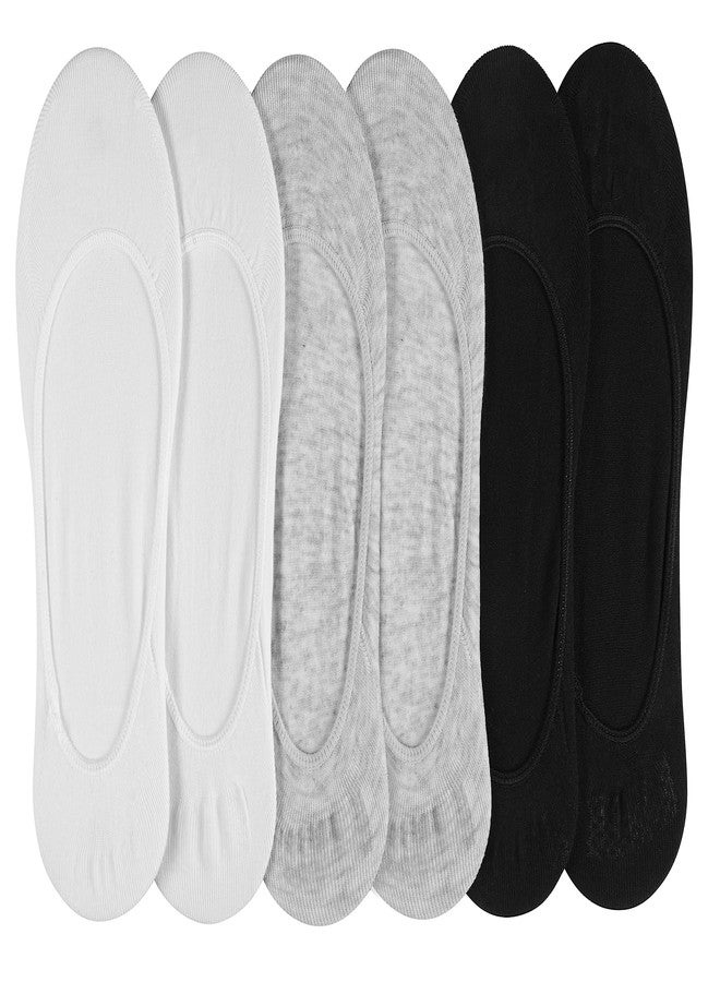 سوف سول جوارب نسائية من Sof Sole بدون بطانة، ذات مقدمة منخفضة للغاية، وبطانة داخلية غير مرئية، مريحة، مع قبضة كعب مانعة للانزلاق وشرائط شبكية للتهوية، عبوة متعددة (6 أزواج). - Image 2