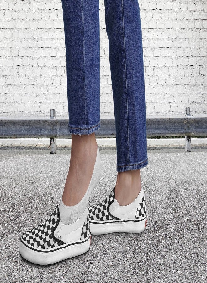 سوف سول جوارب نسائية من Sof Sole بدون بطانة، ذات مقدمة منخفضة للغاية، وبطانة داخلية غير مرئية، مريحة، مع قبضة كعب مانعة للانزلاق وشرائط شبكية للتهوية، عبوة متعددة (6 أزواج). - Image 5