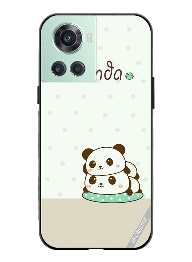 VR CREATIVE Protective Case Cover For OnePlus Ace Panda Design Multicolour - Image 1