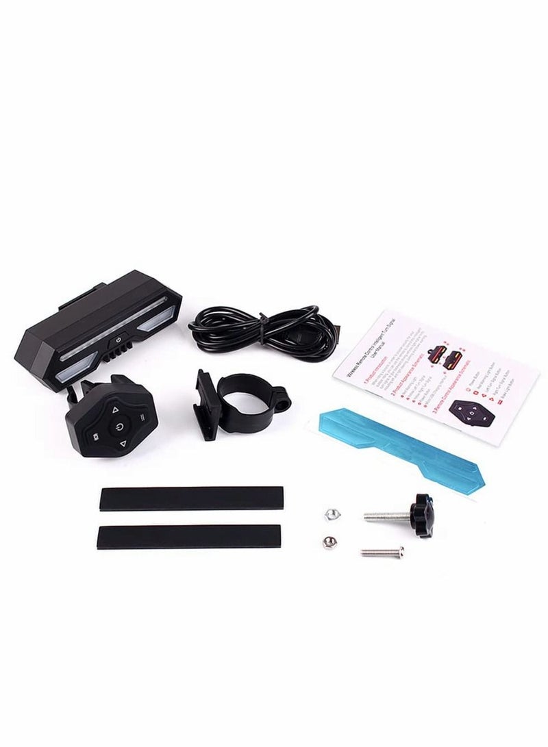 Y&D Bike Tail Light with Wireless Remote Control, USB Rechargeable Ultra Bright Waterproof Bicycle Taillight for Cycling Safety Warning - Image 4