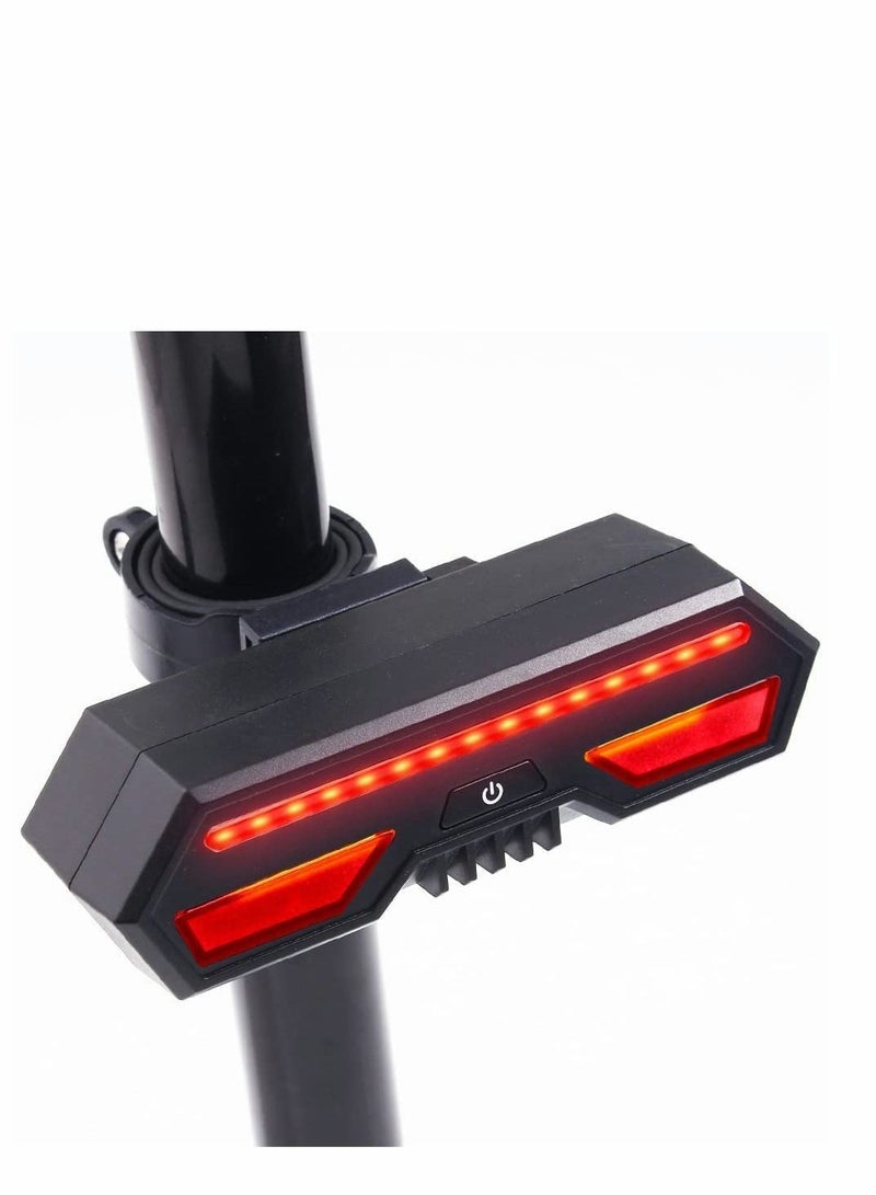 Y&D Bike Tail Light with Wireless Remote Control, USB Rechargeable Ultra Bright Waterproof Bicycle Taillight for Cycling Safety Warning - Image 5