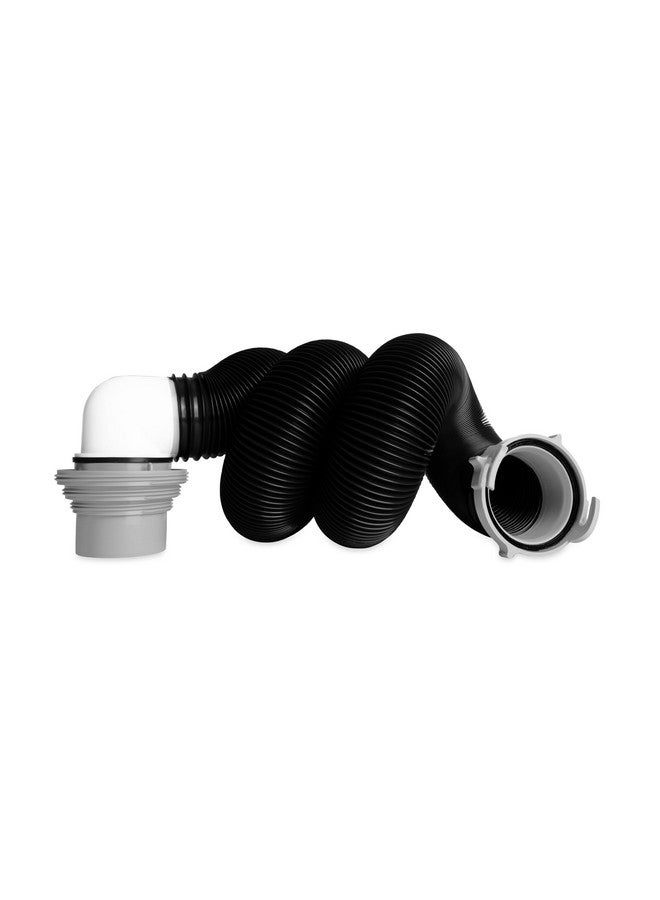 Camco RV Sewer Kit | Features Pre-Attached Fittings, a 10-Foot Sewer Hose, Translucent Sewer Elbow with 4-in-1 Adapter, and More (39551) Black - Image 1