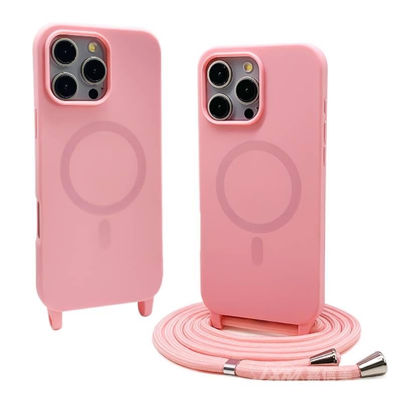 MagSafe iPhone 14 Pro Max TPU Case Protective for iPhone 14 14 Plus 14 Pro 14 Pro Max and Lanyard in Clear - Image 5