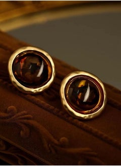 General Vintage Amber Earrings  - Image 1