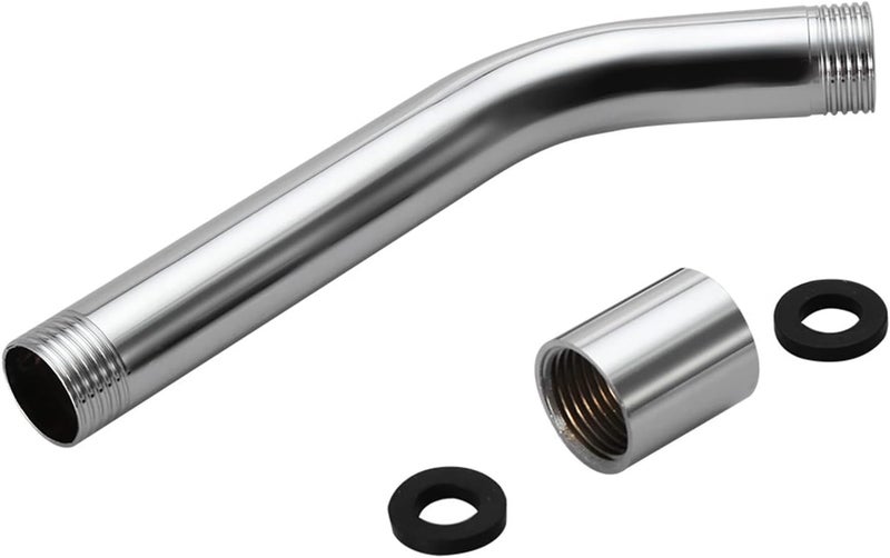 Stainless Steel Wall Mounted Shower Arm Extension - Suitable Angle for a Relaxing Shower Experience - Image 4