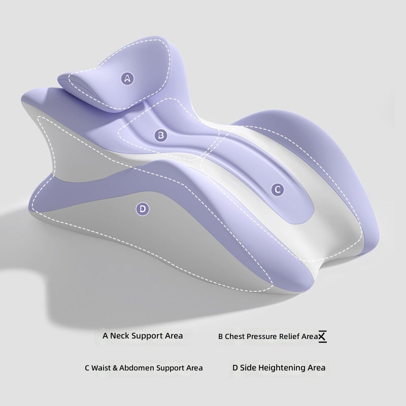 Multifunctional Ergonomic Prone Pillow with Memory Foam - Slow Rebound Stress Relief for Couples - Image 3