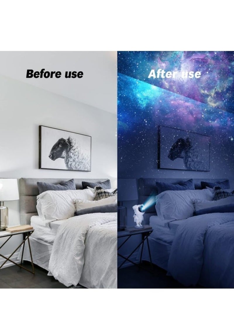 Astronaut Galaxy Light Projector, Space Buddy Projector Night Light for Bedroom with Remote Control and Timer, Astro Alan Star Ceiling Projector for Kids Adults - Image 4