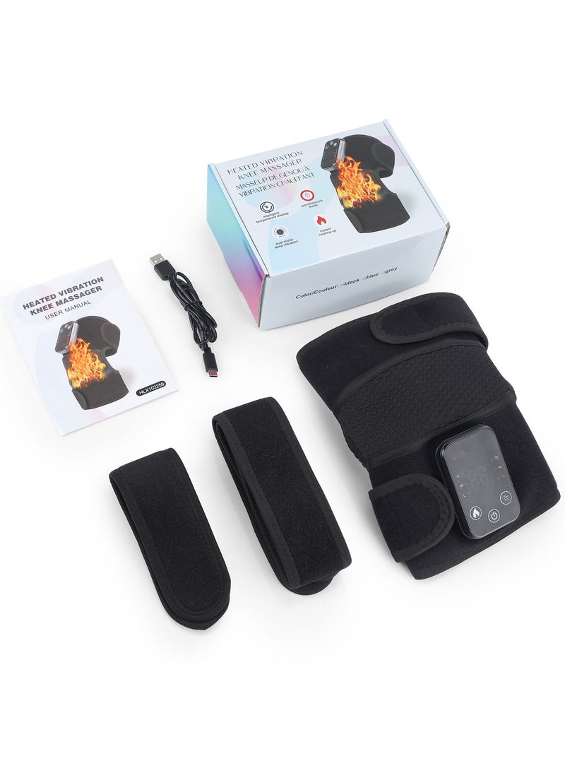Electric Heating Knee Massager Joint Physiotherapy Elbow Knee Pad Shoulder Pad Vibration Massage Pain Relief - Image 4