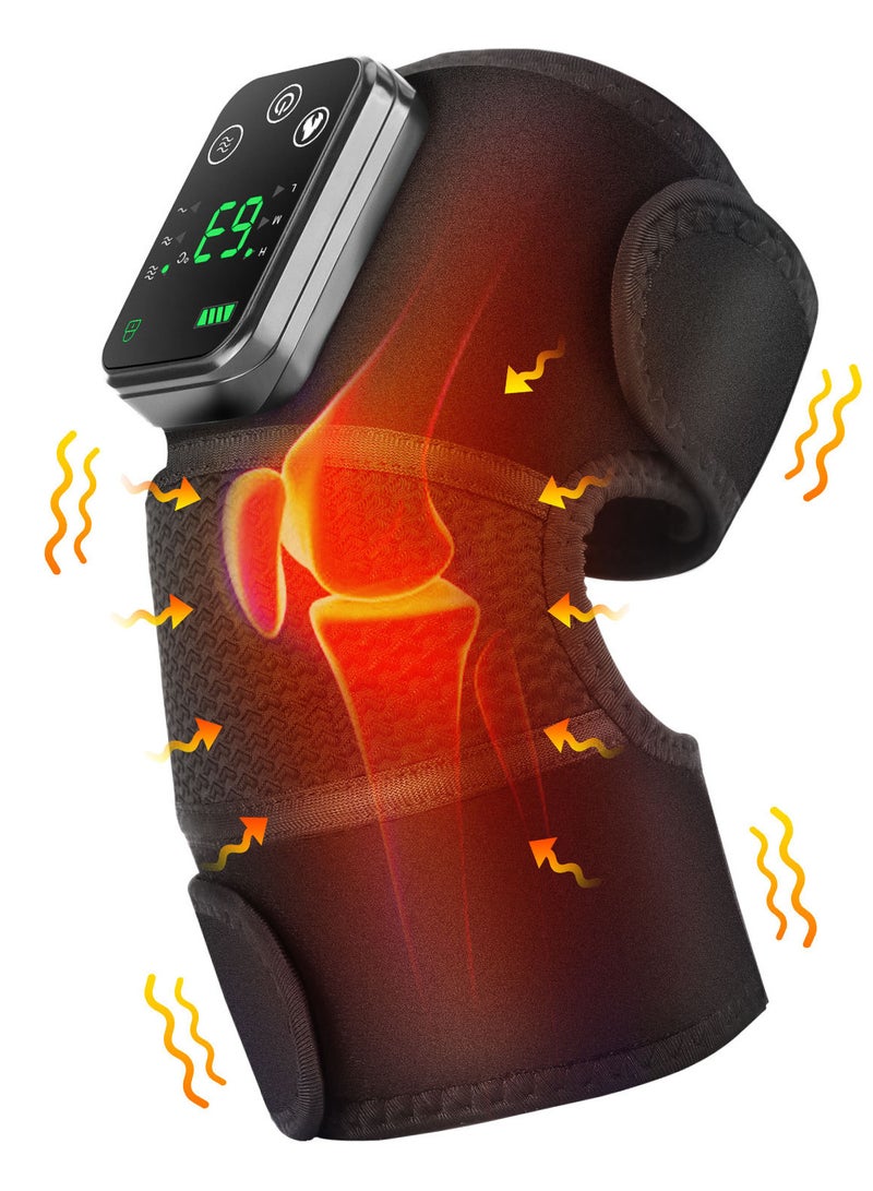 Electric Heating Knee Massager Joint Physiotherapy Elbow Knee Pad Shoulder Pad Vibration Massage Pain Relief - Image 2