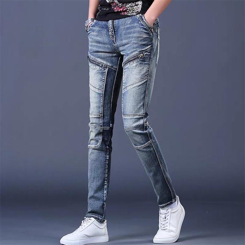 Unisex Casual Daily Denim Jeans - Image 5