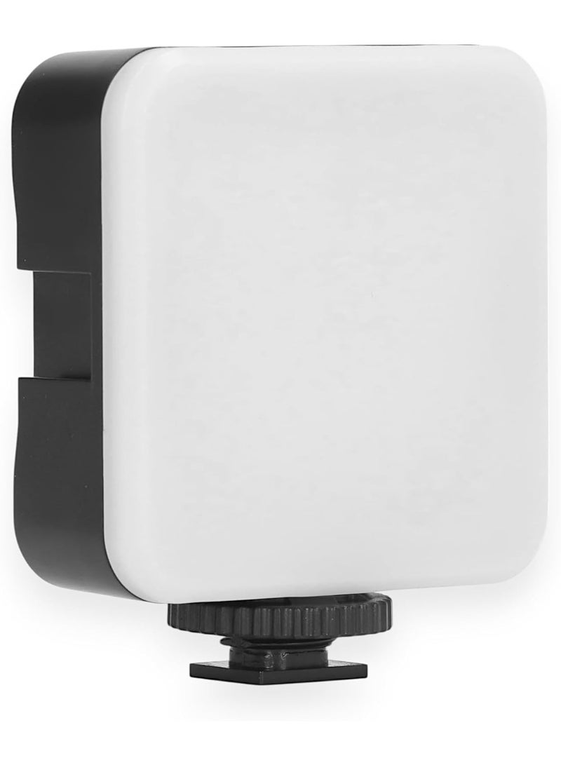 Mini LED Video Light, Compatible with Cameras, Computers, and Selfie Sticks, Rechargeable Battery - Image 1