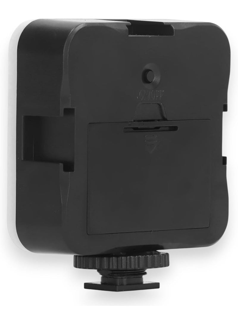 Mini LED Video Light, Compatible with Cameras, Computers, and Selfie Sticks, Rechargeable Battery - Image 2