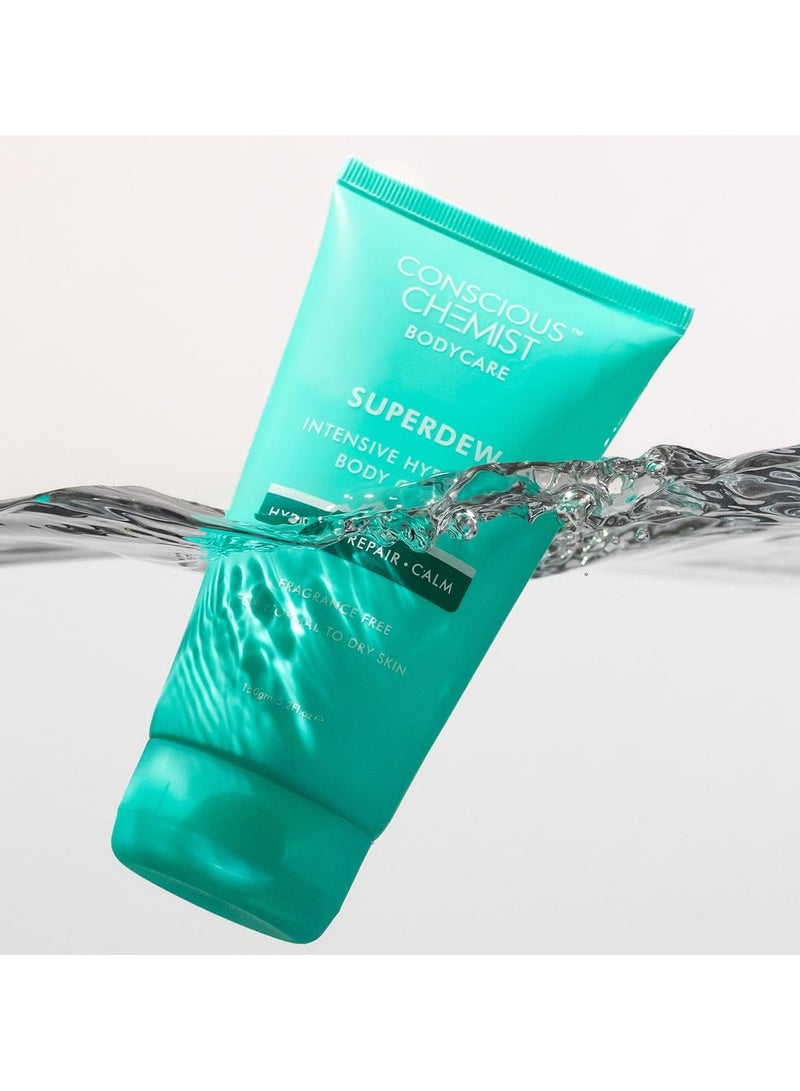 CONSCIOUS CHEMIST Deep Hydrating Body Moisturizer|150gm|For Dry Skin|Instant Hydration, Non-Greasy Cream With Ceramides, Hyaluronic Acid & Colloidal Oatmeal|For Unisex|Fragrance Free, Cruelty Free - Image 2