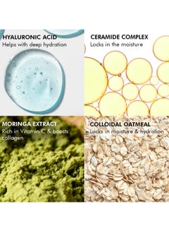 CONSCIOUS CHEMIST Deep Hydrating Body Moisturizer|150gm|For Dry Skin|Instant Hydration, Non-Greasy Cream With Ceramides, Hyaluronic Acid & Colloidal Oatmeal|For Unisex|Fragrance Free, Cruelty Free  - Image 3