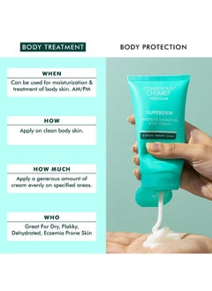 CONSCIOUS CHEMIST Deep Hydrating Body Moisturizer|150gm|For Dry Skin|Instant Hydration, Non-Greasy Cream With Ceramides, Hyaluronic Acid & Colloidal Oatmeal|For Unisex|Fragrance Free, Cruelty Free  - Image 5