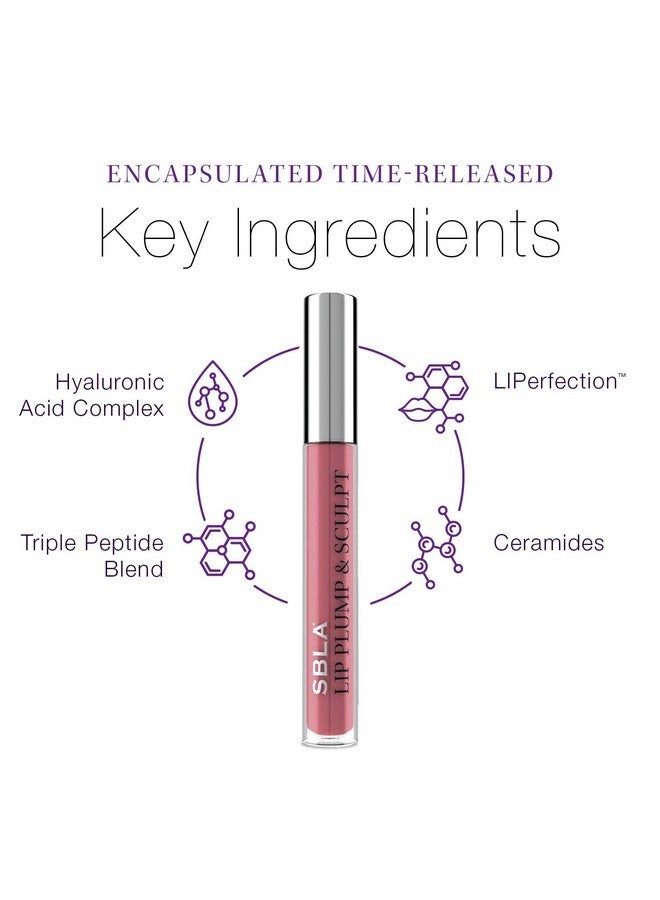SBLA Beauty - Double The Plump - Lip Plump & Sculpt 11 Fl Oz / 325ml - Lip Plumper - Fuller & Firmer Lips, With Hyaluronic Acids & Peptides - Instantly Plumps, Enhances Hydrates, Reduces Fine Lines - Image 4