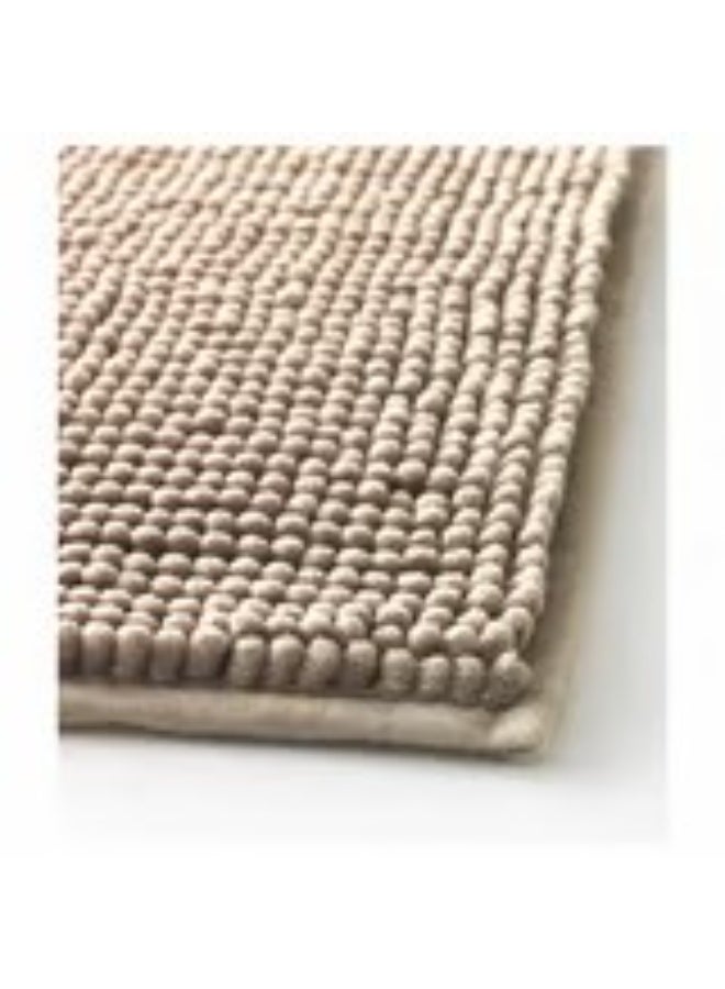 Toftbo Bath mat beige 60x120 cm - Image 2