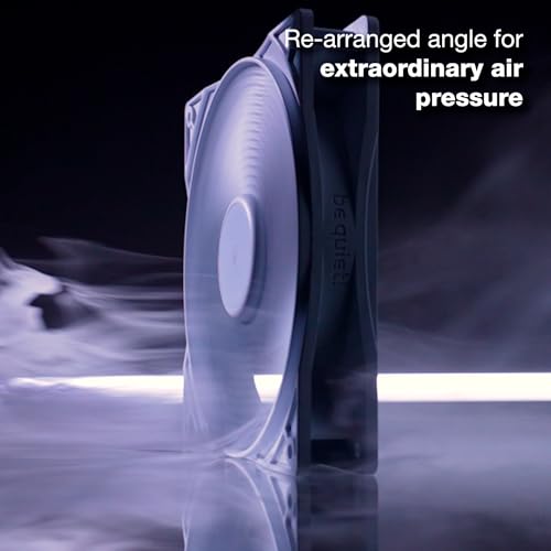 be quiet! Pure Wings 3 140mm PWM White Fan | High top-end Speed | Low Minimum RPM | Optimized Fan Frame | Extraordinary air Pressure | White | BL112 - Image 2