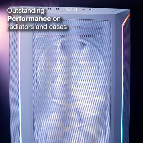 be quiet! Pure Wings 3 140mm PWM White Fan | High top-end Speed | Low Minimum RPM | Optimized Fan Frame | Extraordinary air Pressure | White | BL112 - Image 4
