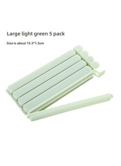 Generic 5-Pack Kitchen Bag Sealing Clips [Long 5] Green (240/box) 