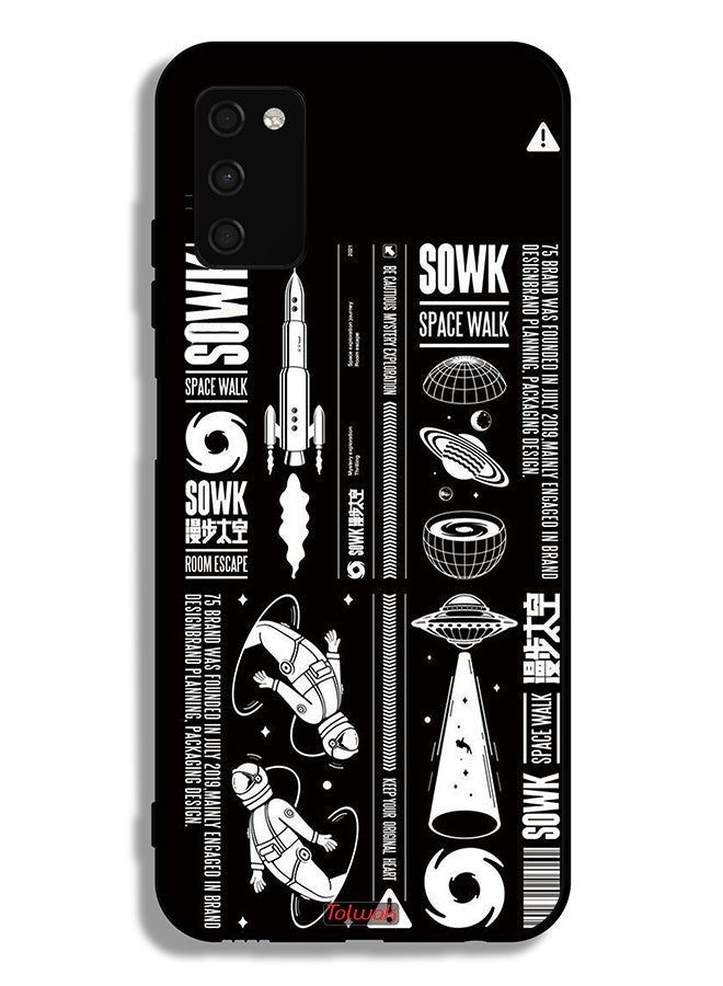 Tolwak Samsung Galaxy A03s Protective Case Cover Sowk Space Walk Sticker - Image 1