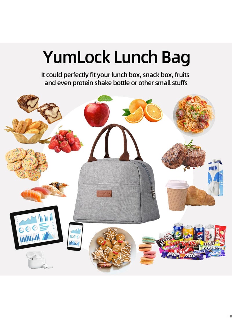 YumLock YumLock Insulated Leakproof Lunch Bag Cooler Food Containers, Reusable, High Capacity for Work, Travel, Outdoor, School  - Image 2