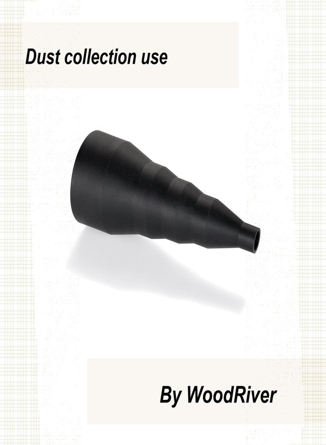 وودريفير وصلة تجميع الغبار المرنة متعددة الخطوات من Woodriver Dust Connection مقاس 4 بوصات إلى 1 بوصة - Image 4