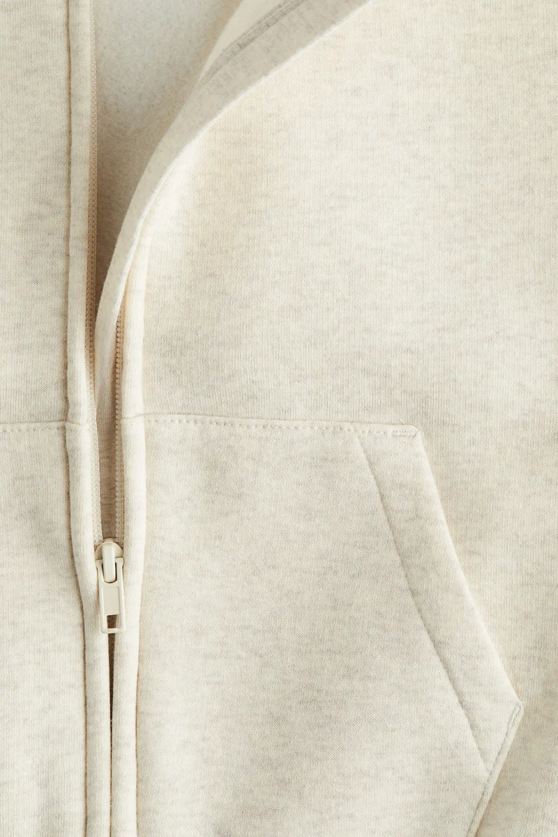 اتش اند ام هودي فضفاض بسحاب كامل