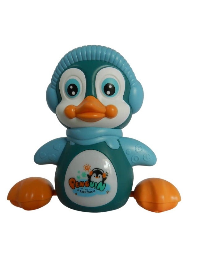 حديقة الألعاب لعبة البطريق الموسيقية للأطفال – تعمل بالصوت، تتحرك وتتأرجح مع أضواء وموسيقى لعمر سنتين فأكثر - Image 1