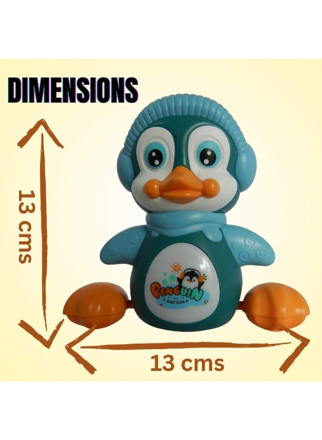 حديقة الألعاب لعبة البطريق الموسيقية للأطفال – تعمل بالصوت، تتحرك وتتأرجح مع أضواء وموسيقى لعمر سنتين فأكثر - Image 3