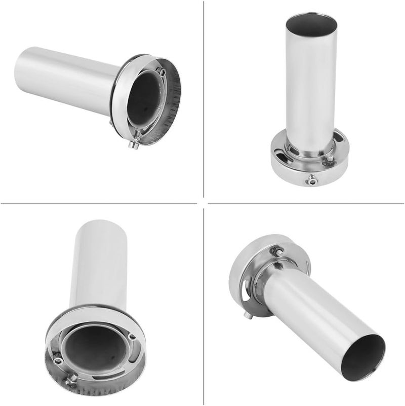 klarako Exhaust Tip, Universal Adjustable Round Exhaust Muffler Tip Removable Sound Silencer (4 inch) - Image 2