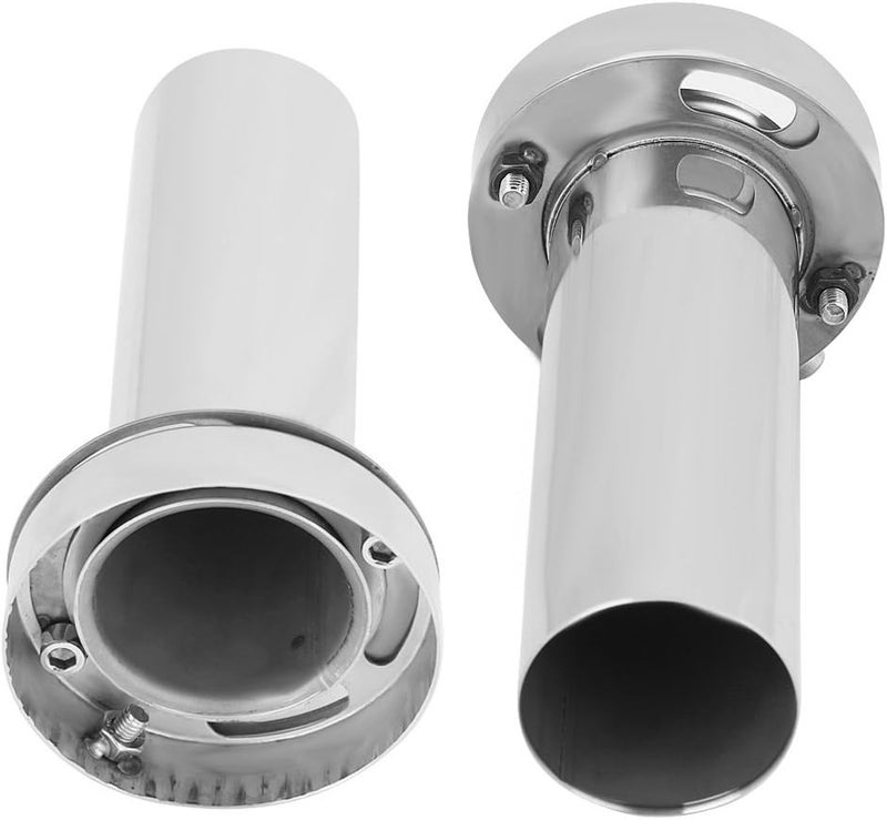 klarako Exhaust Tip, Universal Adjustable Round Exhaust Muffler Tip Removable Sound Silencer (4 inch) - Image 3